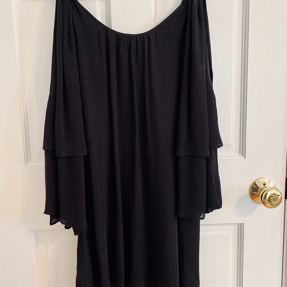 Parker Black pirate sleeve dress